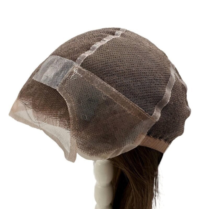 Lightweight medical wig cap construction showing soft materials for all-day comfort