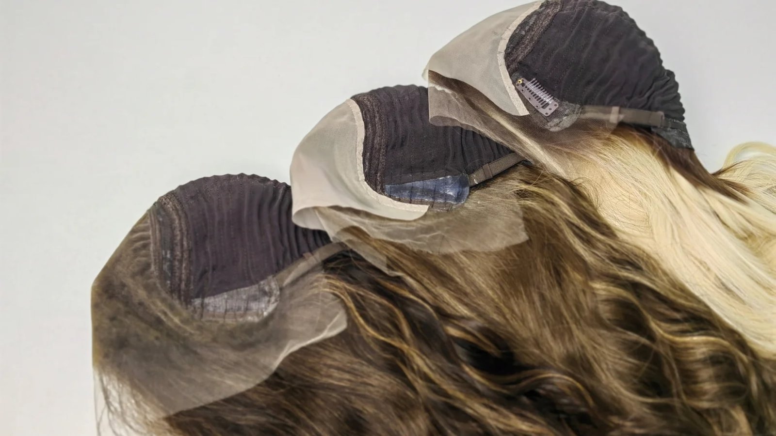 Premium clip-in hair extensions background