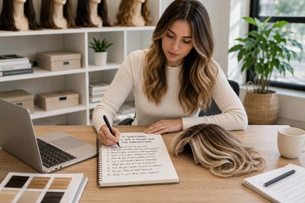 10 Questions to Ask a Human Hair Wig Manufacturer