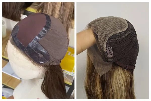 comparing different cap constructions from a human hair wig manufacturer