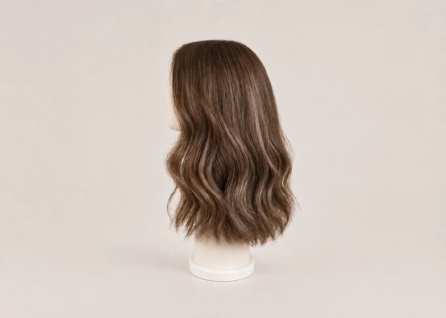 Handcrafted premium human hair wig with invisible hairline