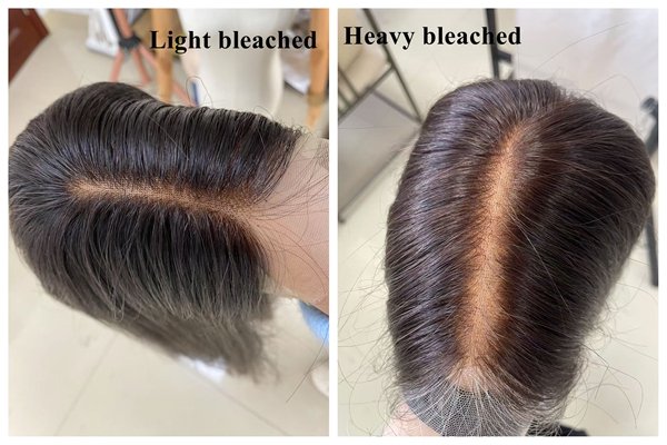 bleached knots comparision